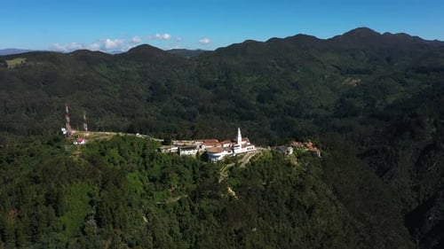 The Monserrate Monastery in Ands Mountains