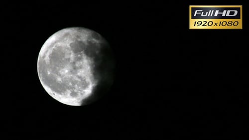 Full Moon and Clouds 01