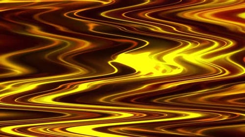 Boucle transparente avec fond abstrait liquide doré V9