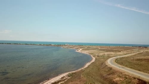 Bugaz Spit - Land Strip Between the Bugaz Estuary and the Black Sea
