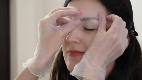 Eyebrow Lamination and Styling