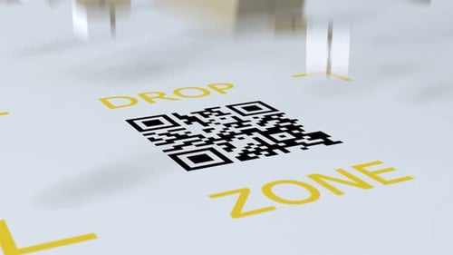 Animated QR Code and Drone Delivery for Logistics Technology