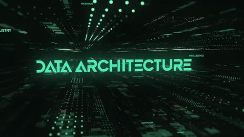 Sci Fi Digital Data Word Data Architecture