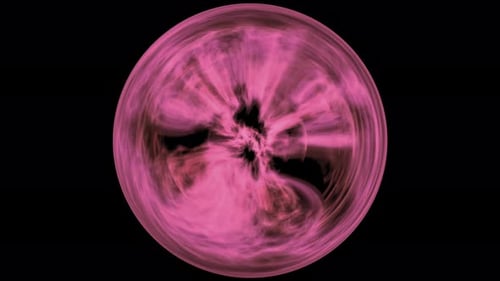 4K rosa kreisförmige Linsenbewegung