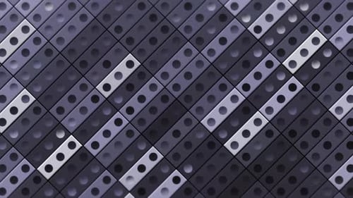 Animated Abstract Geometric Tiles Background Loop