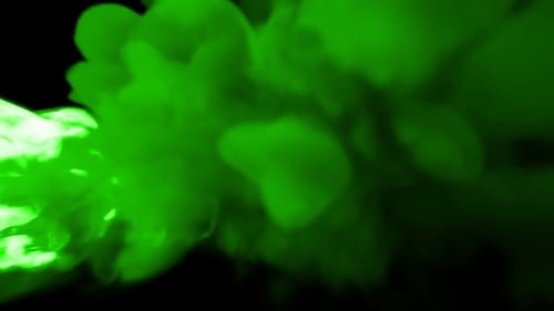 Green Fire Smoke