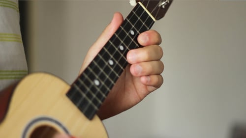 Ukulele-Musikinstrument