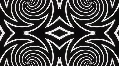 Swirling Abstract Geometric Optical Illusion Background