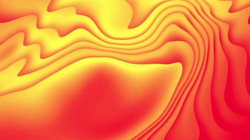 Orange Bunt Glatter Farbverlauf Hintergrund mit Wellenlinie