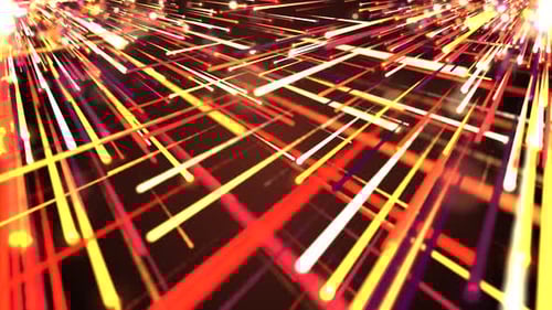Dynamic Abstract Light Streaks and Particles Background