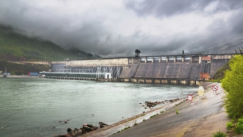 Fog Over the Hydroelectric Power Station