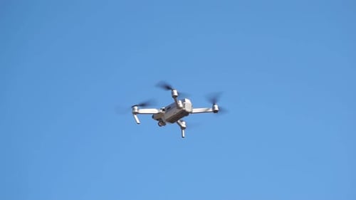 Drone Flying in the Sky