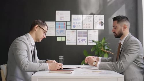 Business Deal Agreed Upon in Office Environment