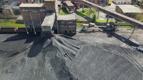 Flight Over a Coal Mine