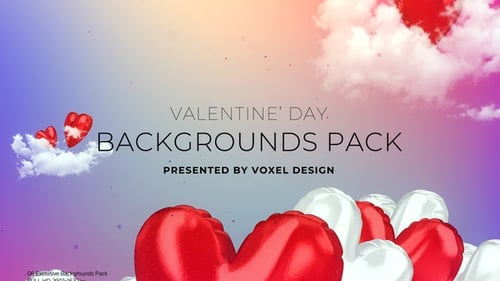 Happy Valentine's Day Hintergrundpaket