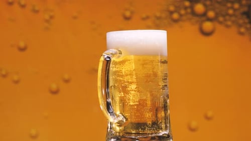 Glas Bier Video-Hintergrund