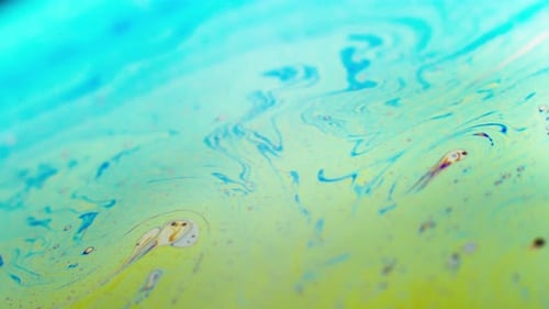 Colorful Abstract Background Fluid Rainbow Colors in Motion, Macro Shot
