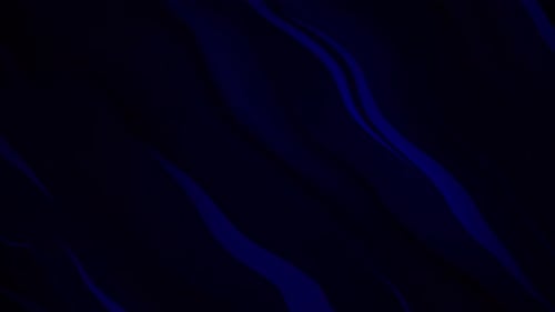 Abstract Blue Wavy Flowing Lines Looping Background Animation
