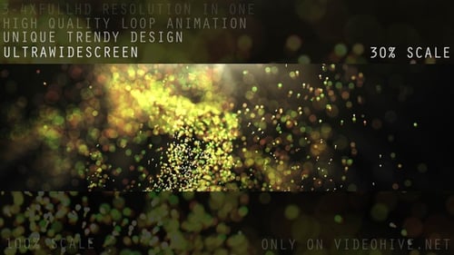 Bokeh Dance Gold