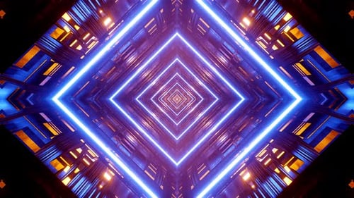 4K Neon Kaleidoscope Loop | Symmetrie | Abstrakter VJ-Hintergrund | Psychedelische Bewegung