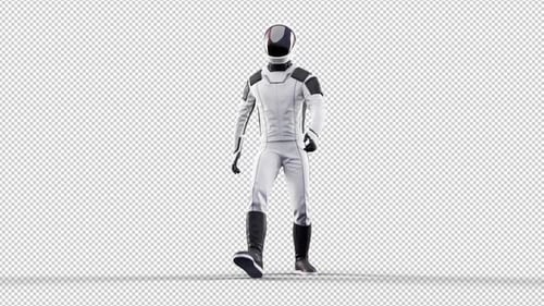 Astronaut Walking Forward