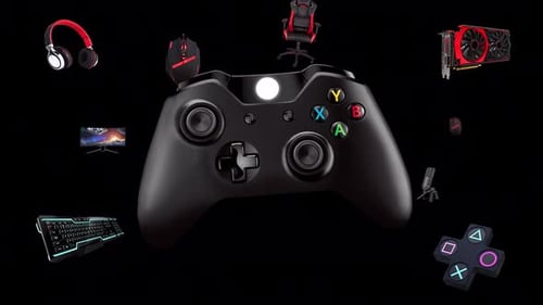 3D Gaming Peripherals Technology Accessories Floating Rotation