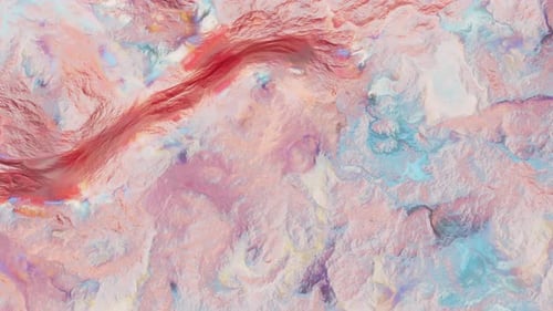 Abstract Organic Fluid Motion Background Animation