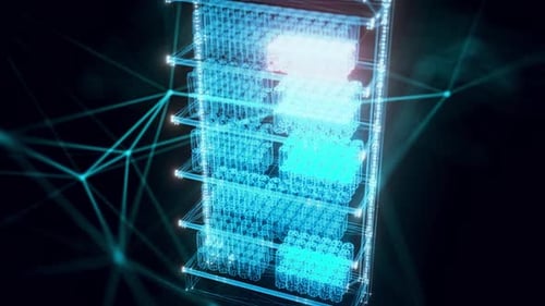Market Shelf Canned Beer Hologram Close Up Hd