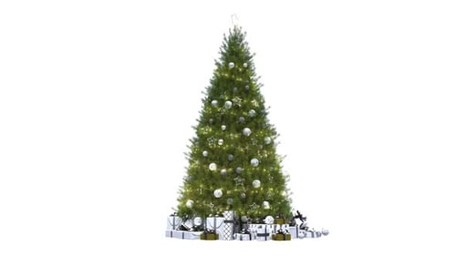 Árbol de Navidad aislado