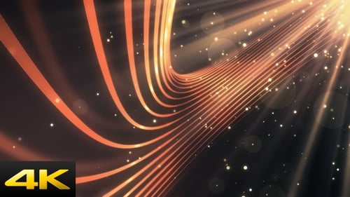 Golden Light Streaks