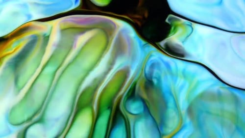 Abstract Bright Colours Paint Spreading Texture