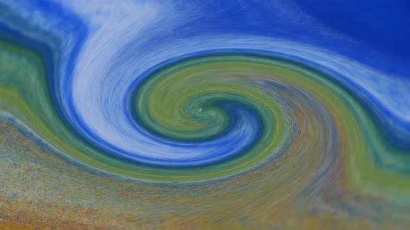 Abstract Vortex Animation of Blue Green and Gold, Lifestyle Stock ...