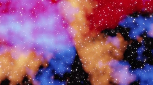 Colored Nebula Background HD