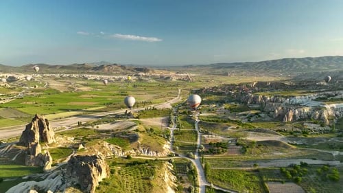 The Cappadocia region of Turkey is the most popular location in the world for hot air ballooning.