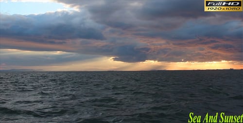 Sea And Sunset