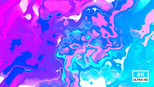 Vibrant Abstract Fluid Color Movement Loop Background