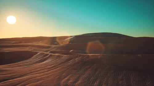Wunderschöne Sanddünen in der Sahara