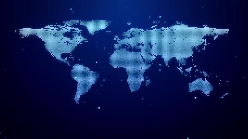 Nachrichtenkarte Welt-Hintergrund 4K