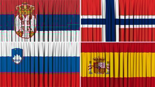 EU Curtain Open Pack 4