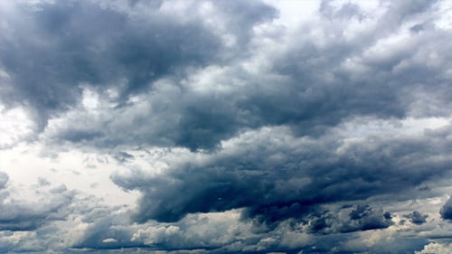 Heavy Rain Dark Clouds Before a Storm 01