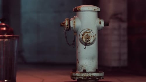 Fire Hydrant in Small Town