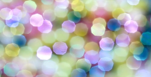 Blurred Pastel Lights Abstract Background