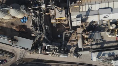 Factory Aerial View