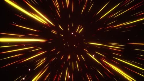 Hyperspace Jump in Outer Space