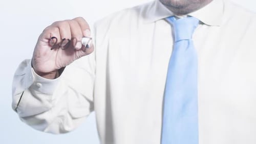 Writing 2027 on Glass with Marker