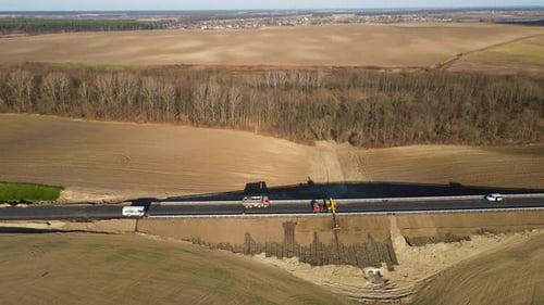 Construction Of A Highway, A Bypass Road Outside The City