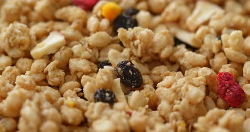 Cereal breakfast at morning