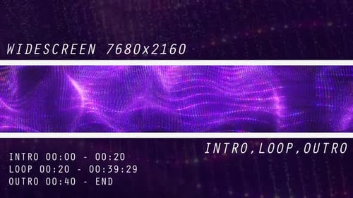 Pinky Lines Waves Widescreen-Hintergrundpartikel zum Valentinstag
