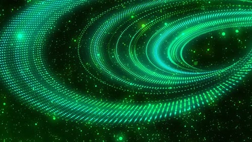 Graphismes de mouvement de fond de particules lumineuses abstraits Graphiques animés animés