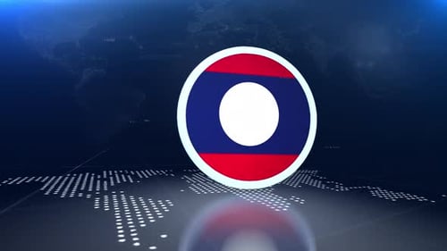 Laos Flag Transition